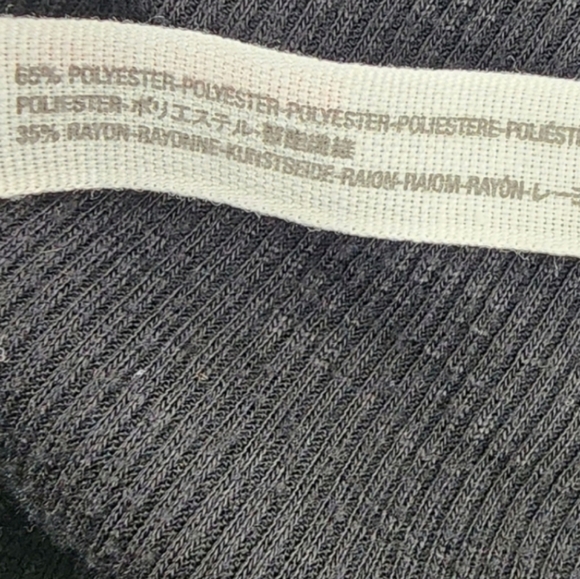 Free People Black Beach La Nite Ribbed Swing Sleeveless Black Dress Size M - Picture 7 of 7